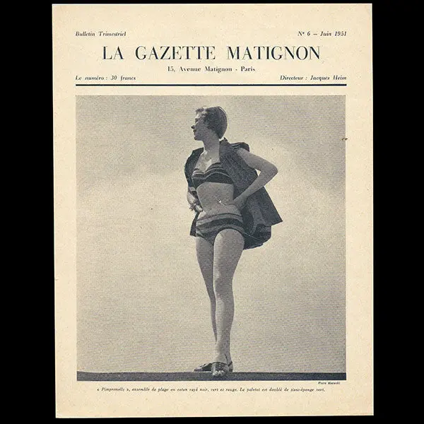 Heim - Gazette Matignon, N°6 (1951, Juin), Couverture De Maywald 1