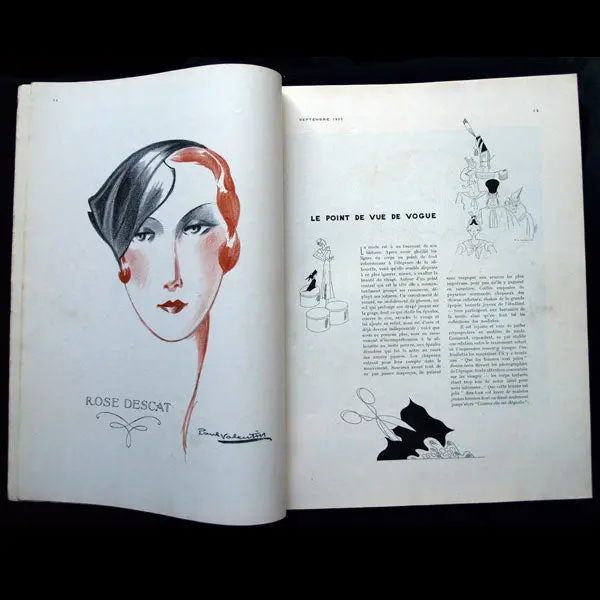 Vogue France (1Er Septembre 1932), Couverture D'andré-Edouard Marty 2