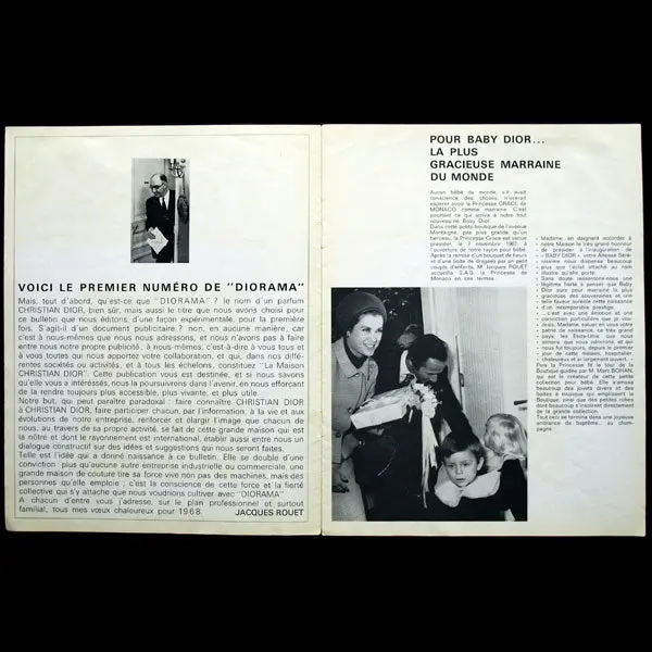 Christian Dior, Diorama, Bulletin D'information Du Personnel De Christian Dior (1968) 2