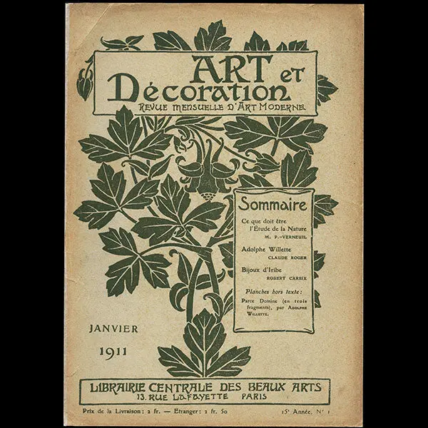 Art Et Décoration, Bijoux Dessinés Par Paul Iribe (Janvier 1911) 1