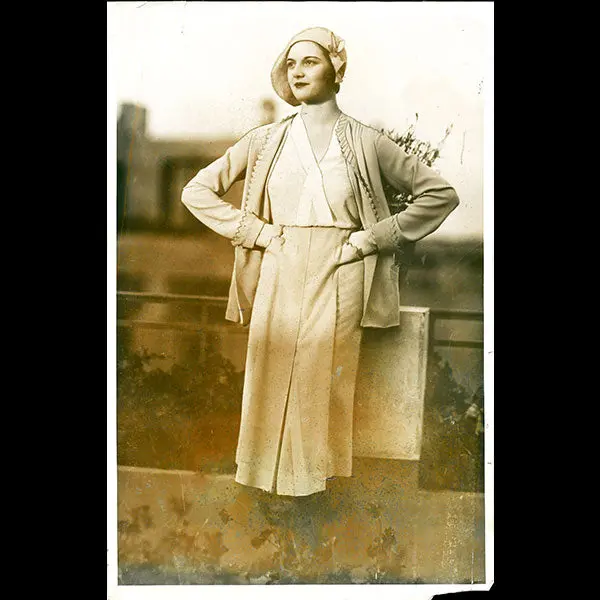Jean Patou - Ensemble De Printemps Pour La Championne De Tennis Eileen Bennett (1931) 1