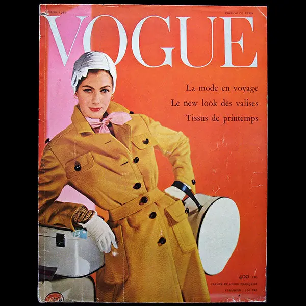 Vogue France (1Er Février 1955), Couverture D'henry Clarke 1