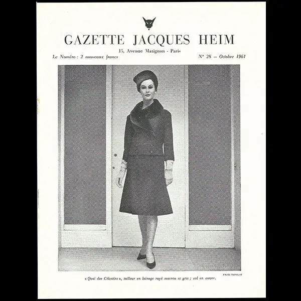Heim - Gazette Jacques Heim, N°28 (1961, Octobre), Couverture Verroust 1