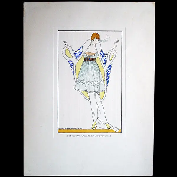 Le Vrai Chic - Ensemble De 4 Pochoirs Par Victor Lhuer (1914) 1