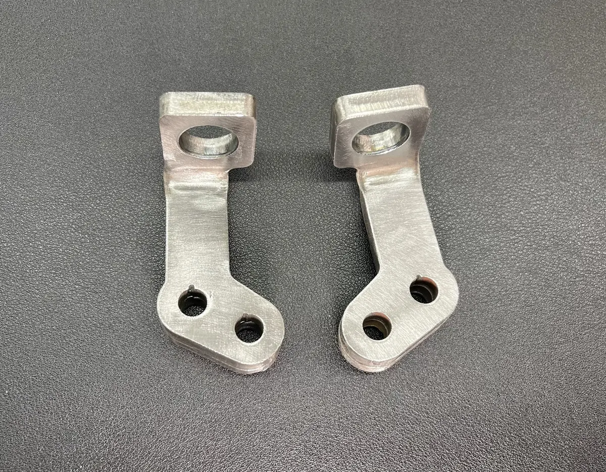 S1 Built E-Brake Cable Brackets - Cast Aluminum/Alpha6 1