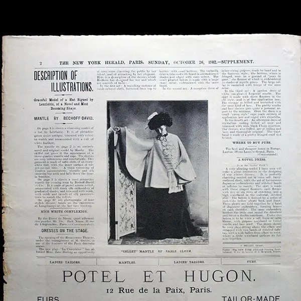 The New York Herald Fashion Supplement, October 26Th 1902 2