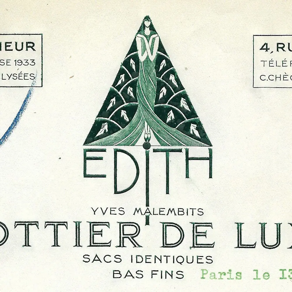 Edith - Correspondance Du Bottier De Luxe, 4 Rue Tronchet À Paris (1934) 2