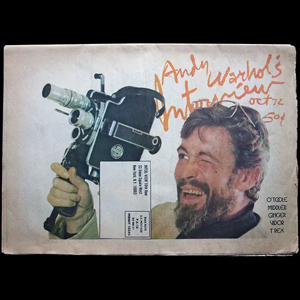 Andy Warhol's Interview, N°26  (October 1972) 1