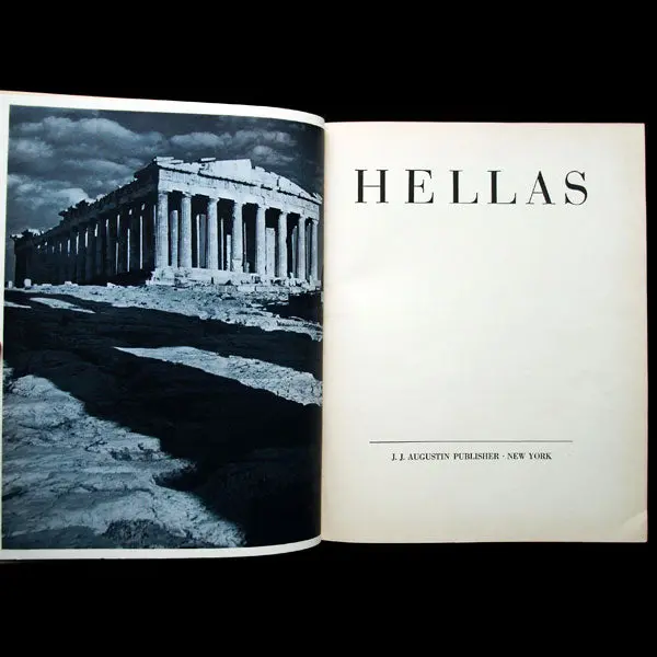 Hellas, A Tribute To Classical Greece, Avec Envoi De George Hoyningen Huené (1943) 2