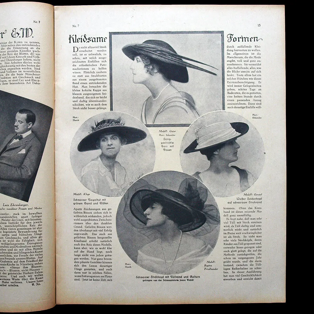 Elegante Welt, N°7, Couverture D'a. M. Cay (1919) 2