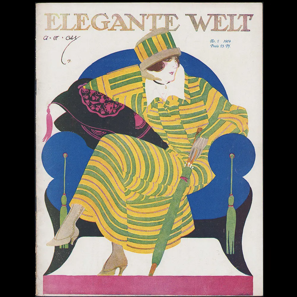 Elegante Welt, N°7, Couverture D'a. M. Cay (1919) 1