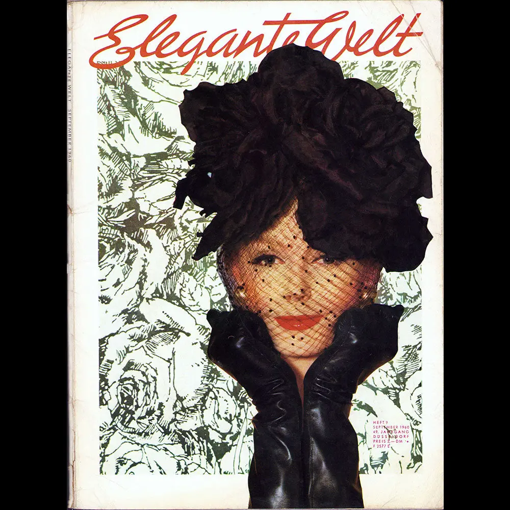 Elegante Welt, N°9, September 1960, Couverture De Jon Abbot 1