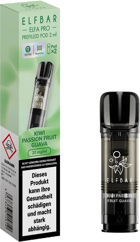 Elfbar Elfa Pro Pods Kiwi Passionfruit Guava 1