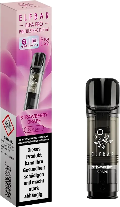 Elfbar Elfa Pro Pods Strawberry Grape 1