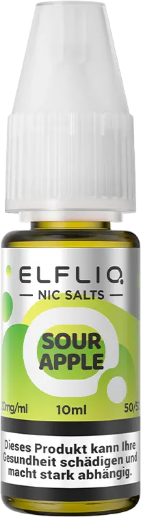 Elfbar Elfliq Sour Apple 20Mg 10Ml 1