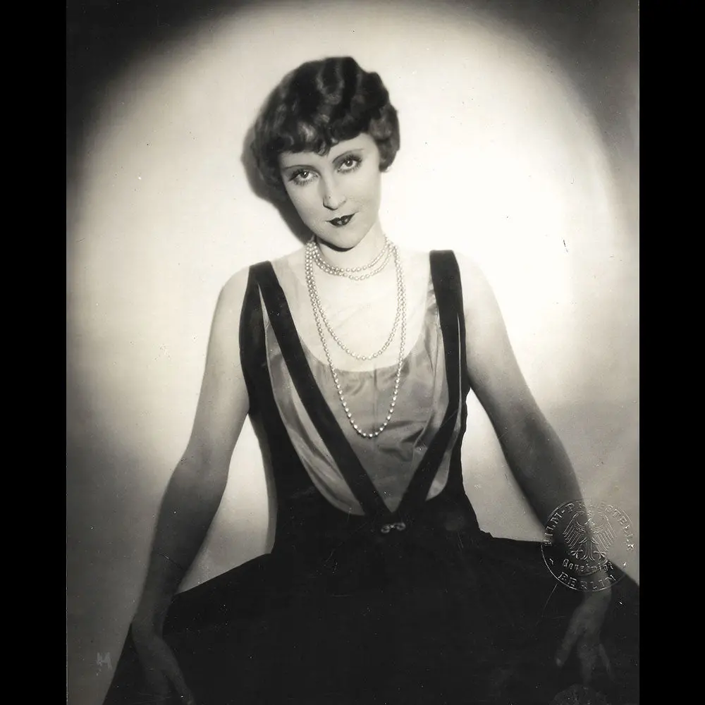 Elga Brink, Portrait De L'actrice Allemande Par Film Prufstelle Berlin (1929) 1