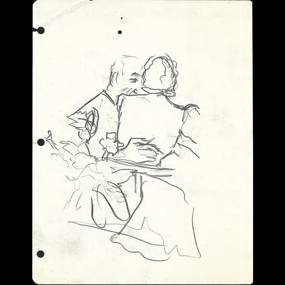 Conversation, Dessin D'eric (1930-1940S) 1