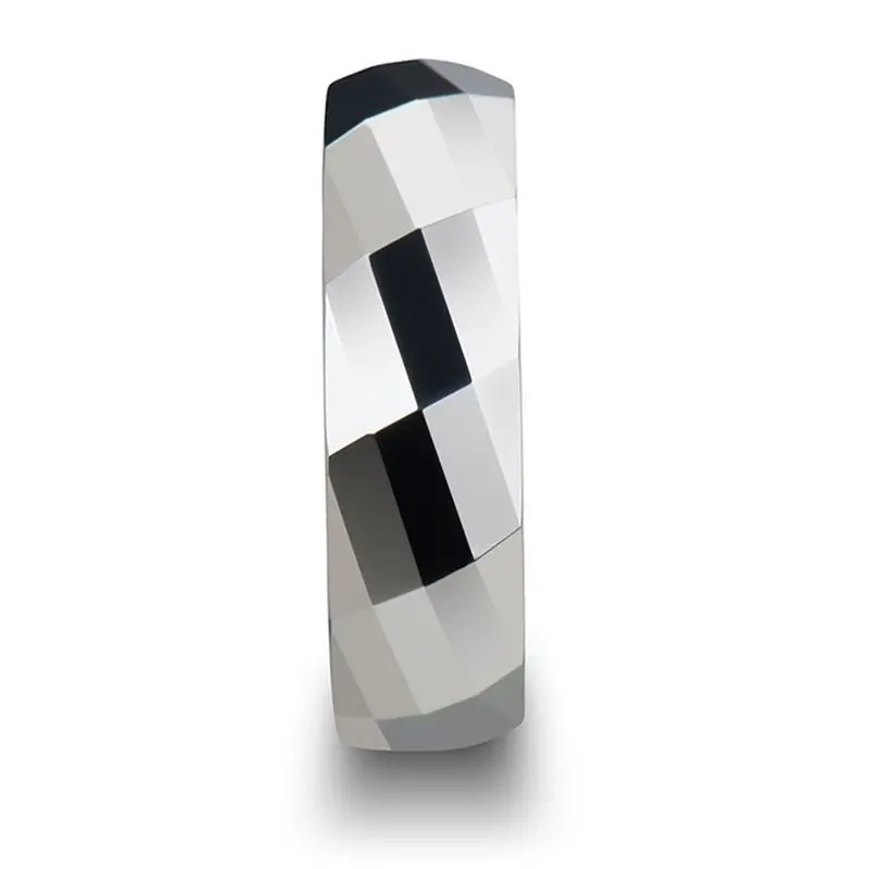 Eternity | Tungsten Ring Multi-Faceted 5