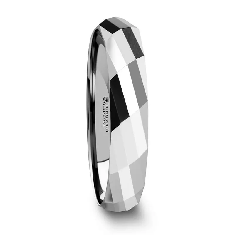 Eternity | Tungsten Ring Multi-Faceted 1