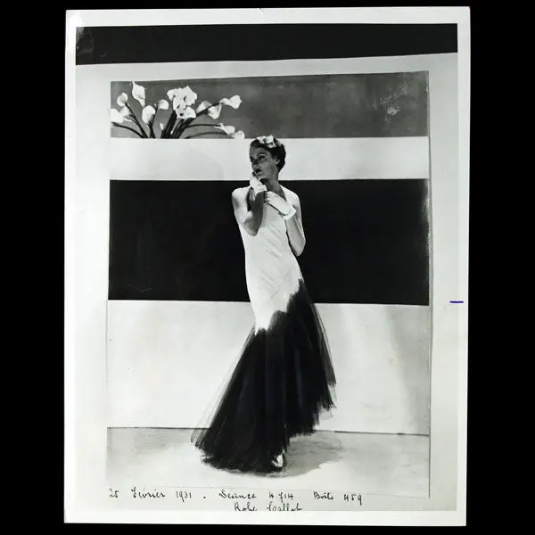 Callot Soeurs - Robe Du Soir Par George Hoyningen-Huené En 1931, Tirage Postérieur (1976) 1