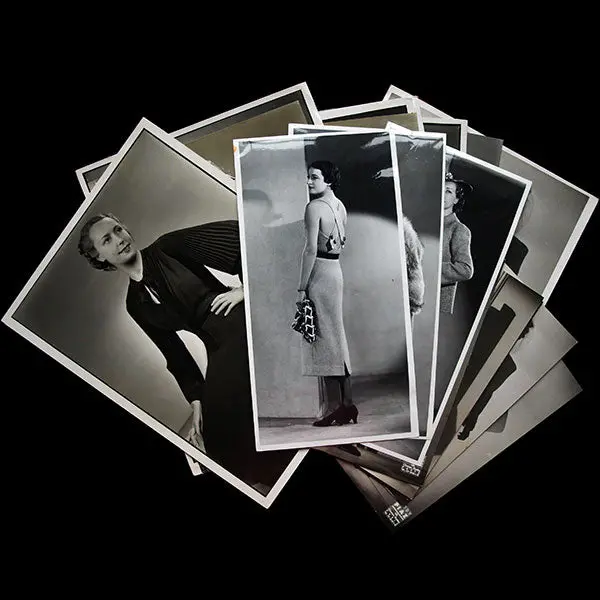 Lucia Boutet - Modèles De La Maison Lucia Boutet, Ensemble De Photographies D'époque (Circa 1939) 1