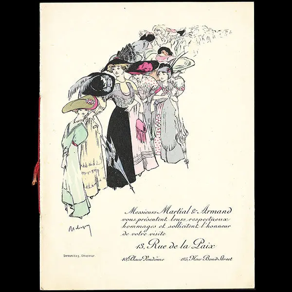 Martial Et Armand - Livret De La Maison De Couture 13 Rue De La Paix À Paris (Circa 1910) 1