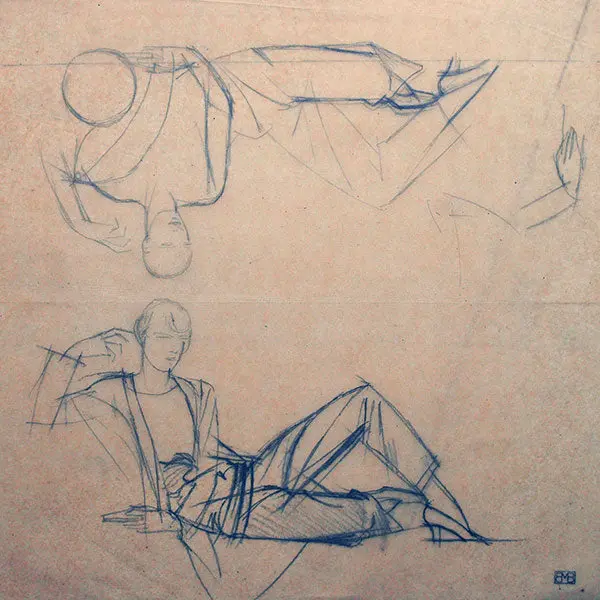 Molyneux - Projet D'illustration Pour Harper's Bazaar, Dessin De Bernard Boutet De Monvel (1926) 2