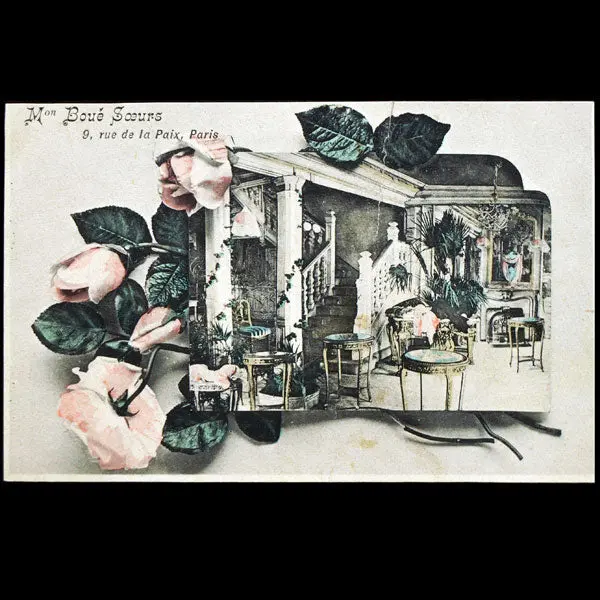 Boué Soeurs - Carte D'invitation À Une Présentation De Collection (Circa 1905-1910) 1
