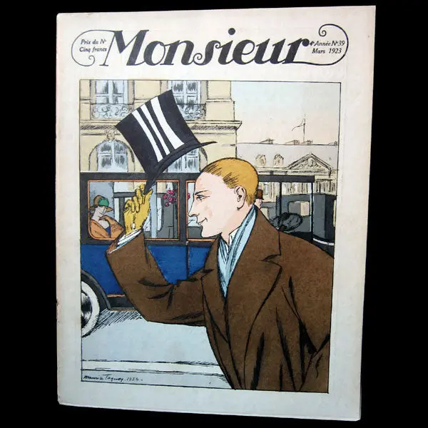 Monsieur, Revue Des Élégances, N39 (1923, Mars) 1