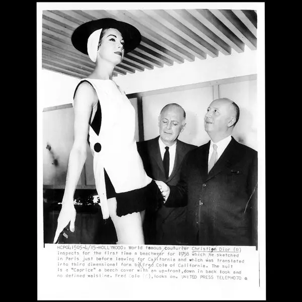 Christian Dior - Maillot De Bain Caprice De Christian Dior Produit Par Fred Cole Of California Pour 1958 (1957) 1