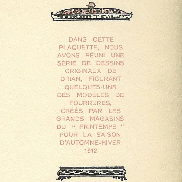 Printemps - La Mode Des Fourrures Au Printemps, Hiver 1912-1913, Illustrations De Drian (1912) 2