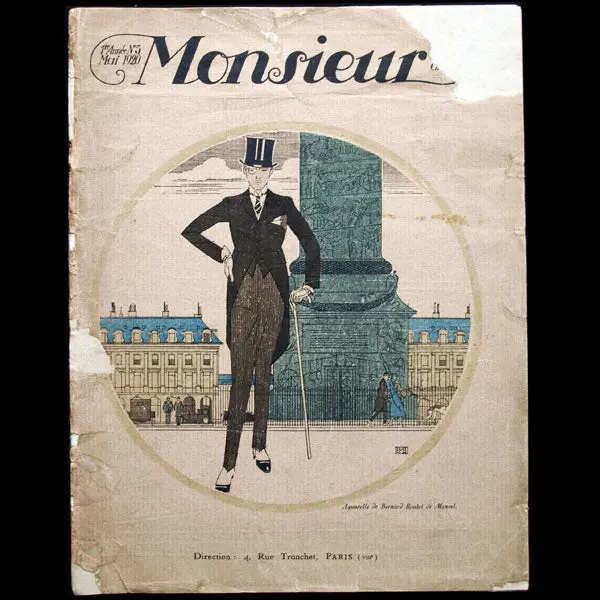 Monsieur, Revue Des Élégances, N5 (1920, Mai) 1