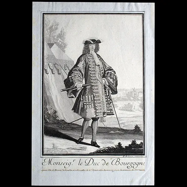 François Jollain - Monseigneur Le Duc De Bourgogne, Portrait En Mode  (Circa 1690) 1