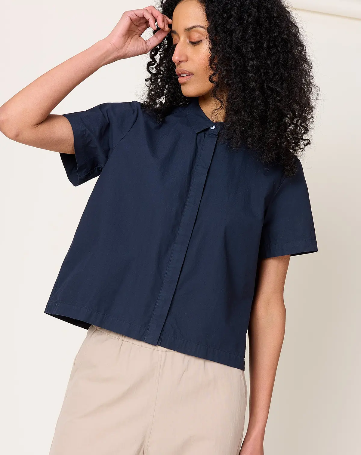 Eiko Blouse In Ink 1