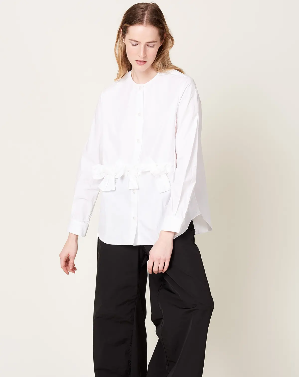 Mela Blouse In White 1