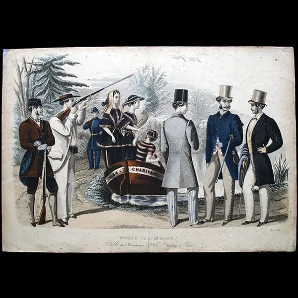 Le Musée Des Modes, Gravure De Mode Masculine (Août 1859) 1