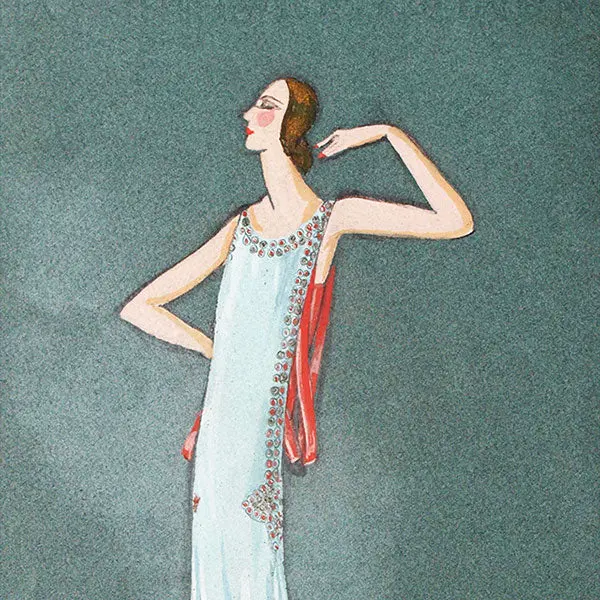 Jeanne Lanvin - Dessin De L'ensemble Chérubin (1925) 2