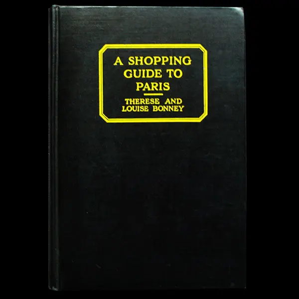A Shopping Guide To Paris By Therese And Louise Bonney (1929) 1