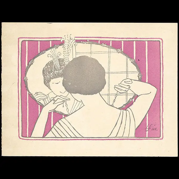 Louis Sue - Carte De La Maison Vallois, 31, Boulevard Malesherbes À Paris (Circa 1910) 1