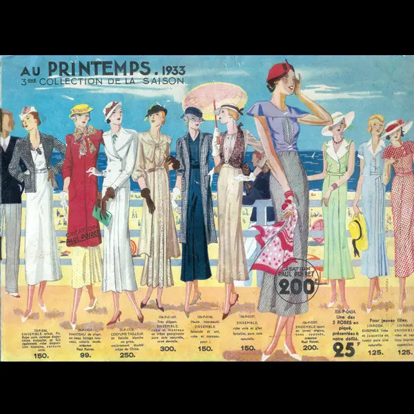 Au Printemps, 3Ème Collection De La Saison Printemps-Eté 1933 Par Paul Poiret 1