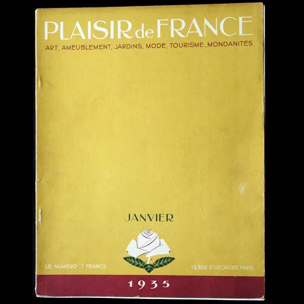 Plaisir De France - Chez La Comtesse De Polignac - Ruhlmann - Marinot (Mars 1935) 1