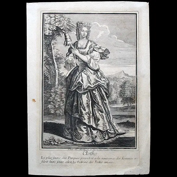 Les Parques Atropos, Lachesis Et Clotho, Allégories En Mode Par Mariette (Circa 1690) 2