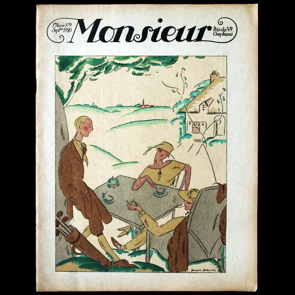 Monsieur, Revue Des Élégances, N9 (1920, Septembre) 1