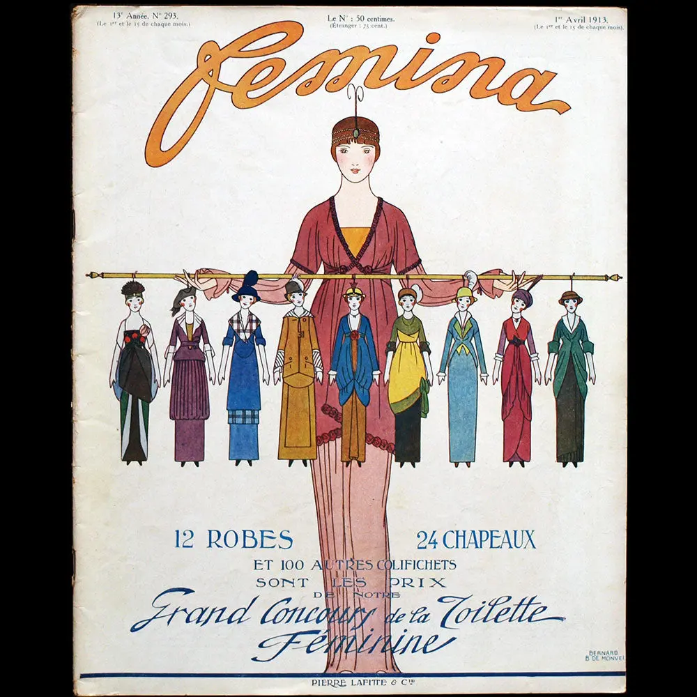 Fémina (1Er Avril 1913), Couverture De Bernard Boutet De Monvel 1