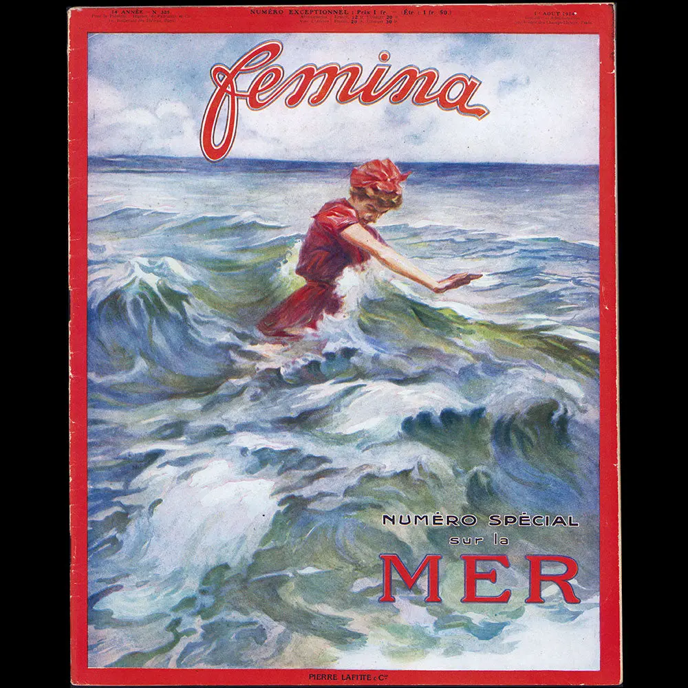 Fémina, 1Er Août 1914, Numéro Spécial Sur La Mer 1