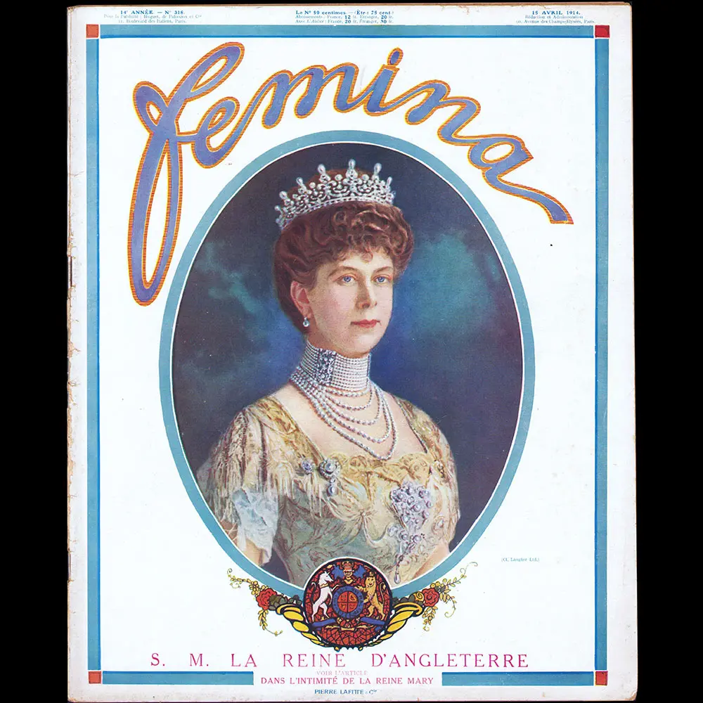Fémina, 15 Avril 1914, Couverture De Langfier 1