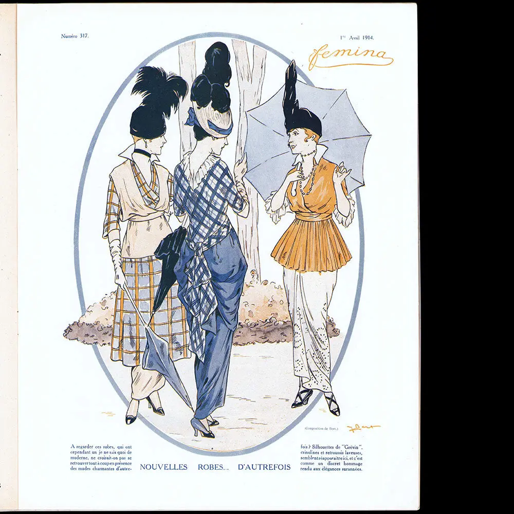 Fémina, 1Er Avril 1914, Couverture D'otto 2