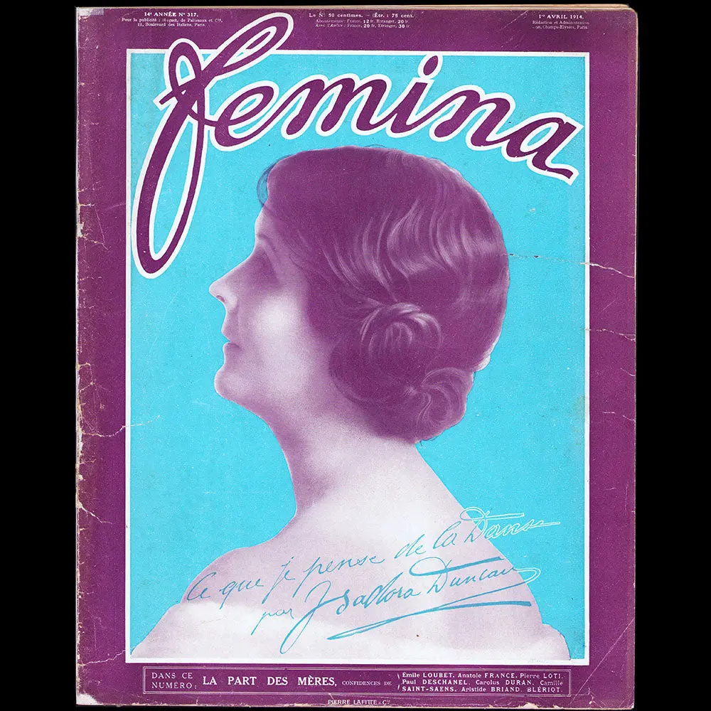 Fémina, 1Er Avril 1914, Couverture D'otto 1