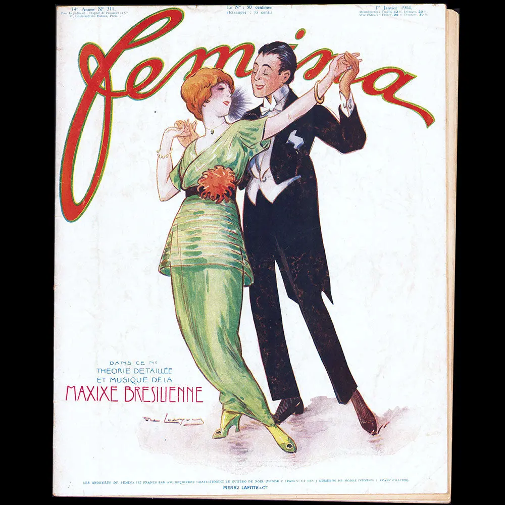 Fémina, 1Er Janvier 1914, Couverture De De Losques 1