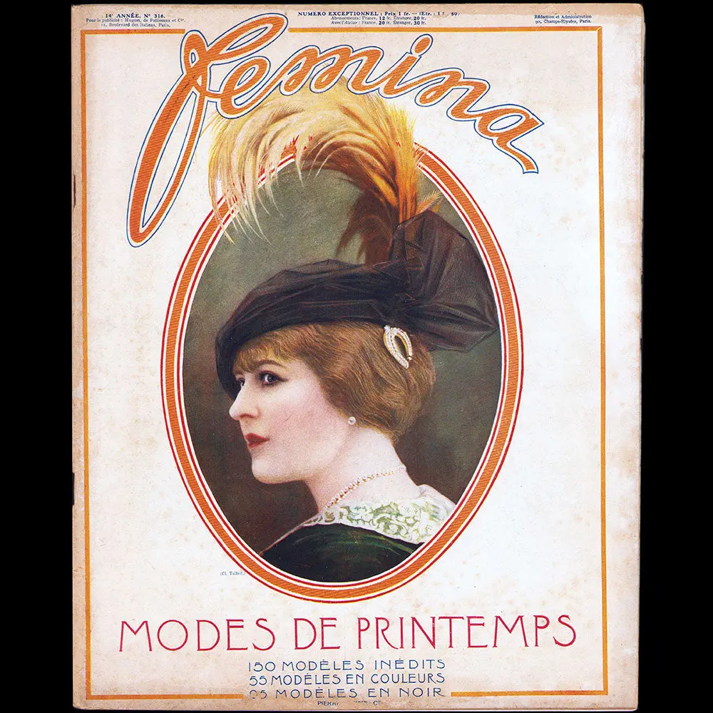 Fémina, 15 Mars 1914, Couverture De Talbot 1